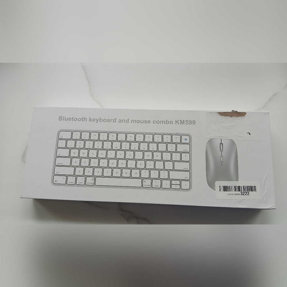 Bluetooth Keyboard and Mouse Combo for Mac – Rechargeable | Ultra-Slim KM599